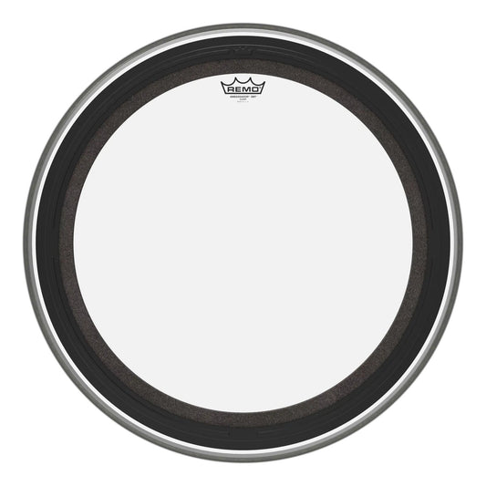 REMO Clear Ambassador SMT Clear Bass Drum Head, 24"
