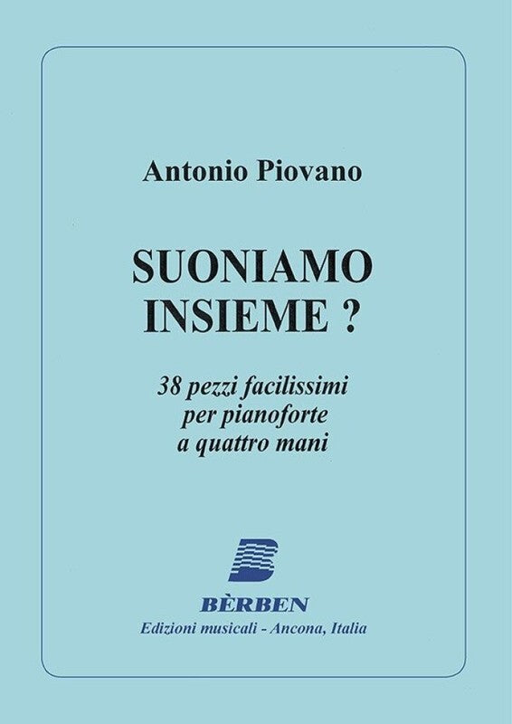 Piovano - Suoniamo Insieme For Piano Duet Softcover Book (Piano)