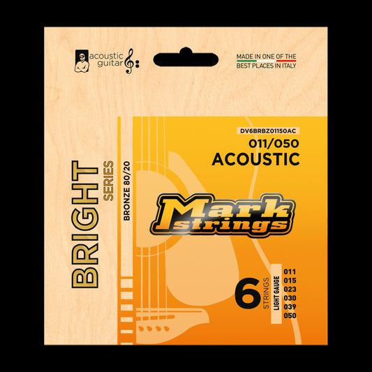 Markbass Bright Series 80/20 Bronze 11/50 Acoustic Guitar Set