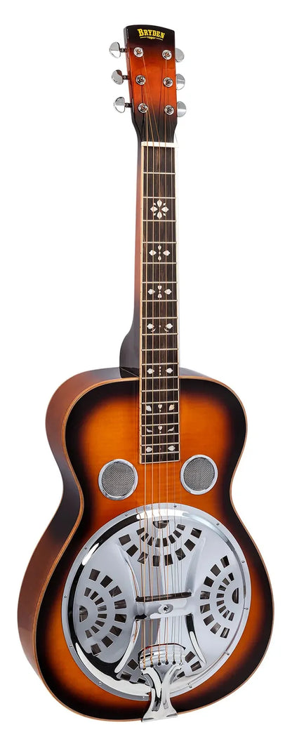 Bryden Resonator Deluxe SQ Acoustic Guitar in Tobacco Sunburst — view 2