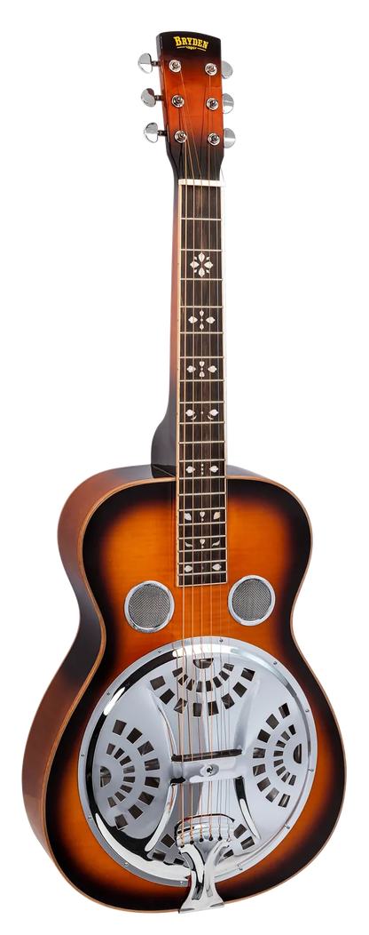 Bryden Resonator Deluxe SQ Acoustic Guitar in Tobacco Sunburst — view 3