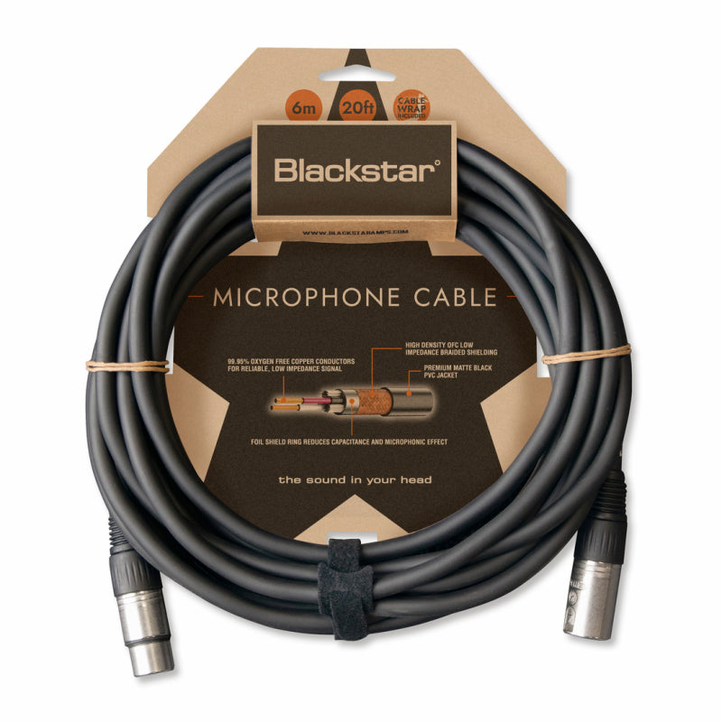 Blackstar 6M XLR Cable F/M