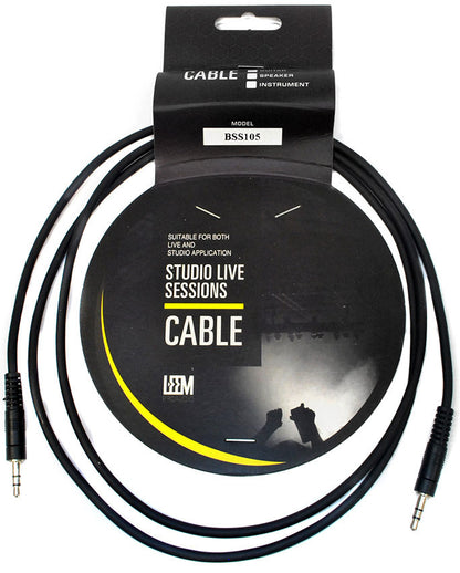 Leem 5ft 3.5mm Straight TRS Interconnect Cable