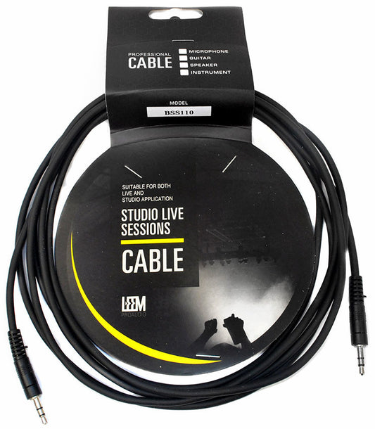 Leem 10ft 3.5mm Straight TRS Interconnect Cable