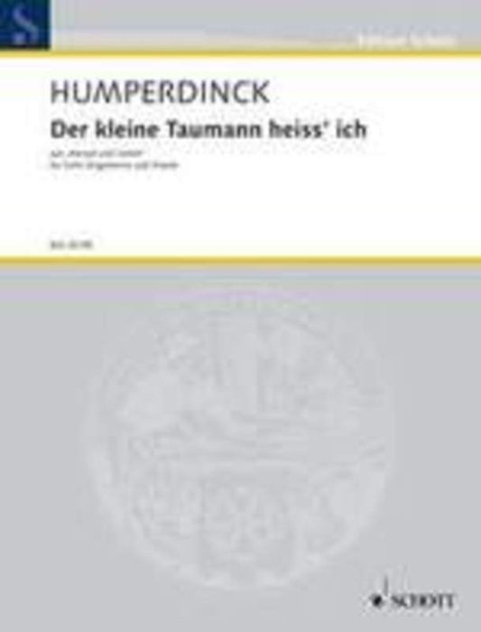 Der Klein Taumann Heiss Ich Soprano/Piano Book
