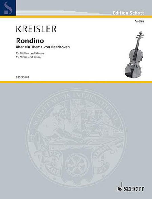 Rondino On A Theme By Beethoven Violin/Piano Book