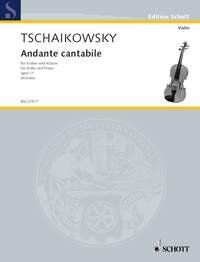 Tchaikovsky - Andante Cantabile Arranged by Kreisler for Violin and Piano