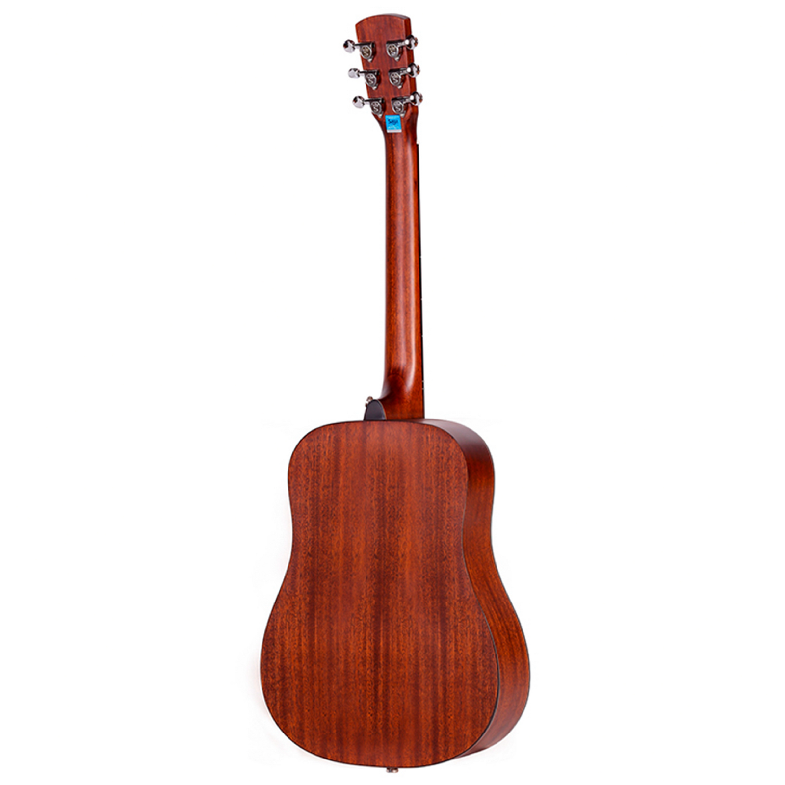 Saga BT10S Solid Top Small Body Travel Acoustic Guitar Natural 34" — view 2