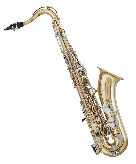 Blessing BTS-1287 Bb Tenor Saxophone in Clear Lacquer Finish with High F# Key and ABS Case