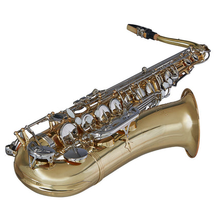 Blessing BTS-1287 Bb Tenor Saxophone in Clear Lacquer Finish with High F# Key and ABS Case — view 2