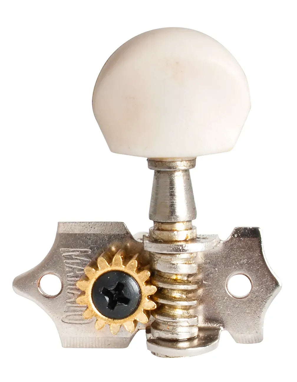 Mahalo BU58R Right-Handed Nickel Plated Geared Machine Head