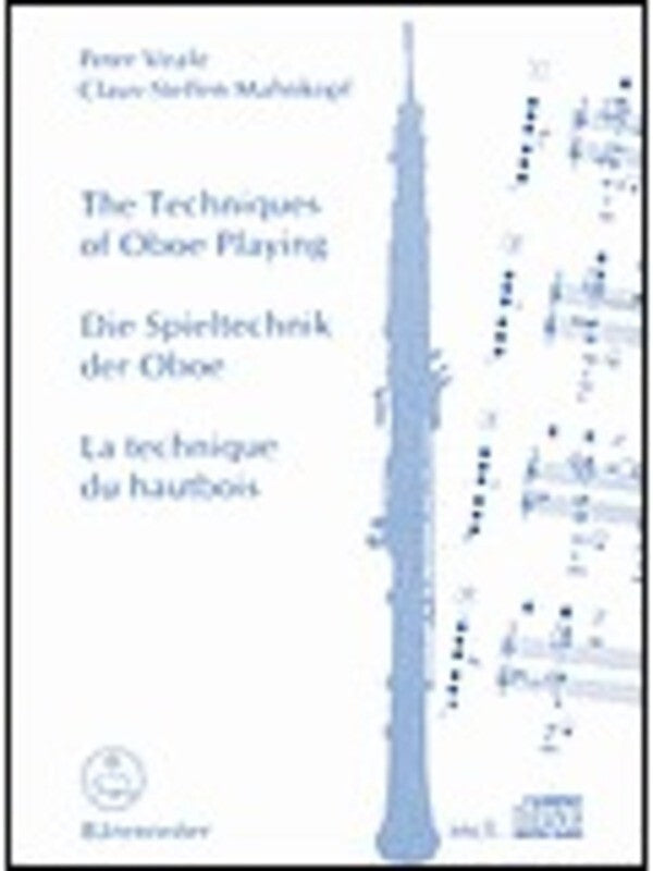 Techniques Of Oboe Playing Book/CD Book