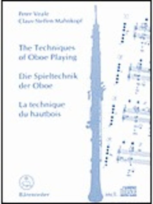Techniques Of Oboe Playing Book/CD Book