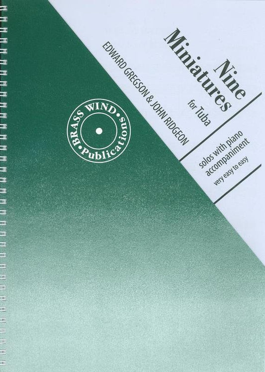 Nine Miniatures — Tuba (Bass Clef) (Brass Wind Publications)