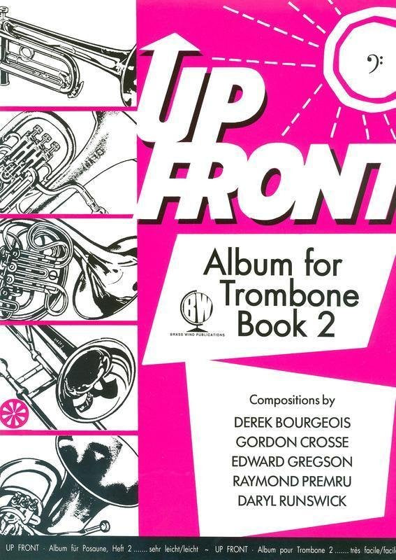 Up Front Album for Trombone, Book 2 — Bass Clef (Brass Wind Publications)