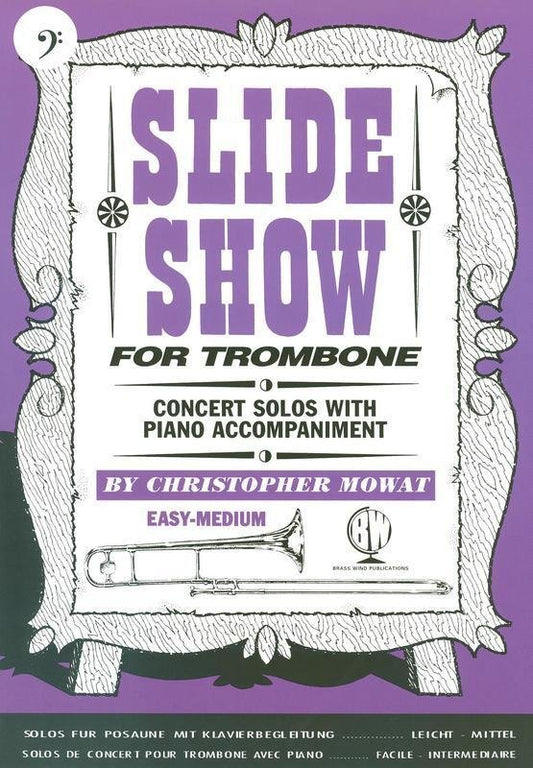 Slide Show for Trombone Bass Clef — arr. Christopher Mowat (Brass Wind Publications)