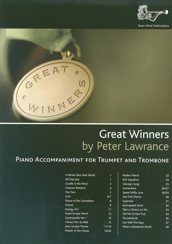 Great Winners for TPT/TBN Piano Accompaniment by Peter Lawrance