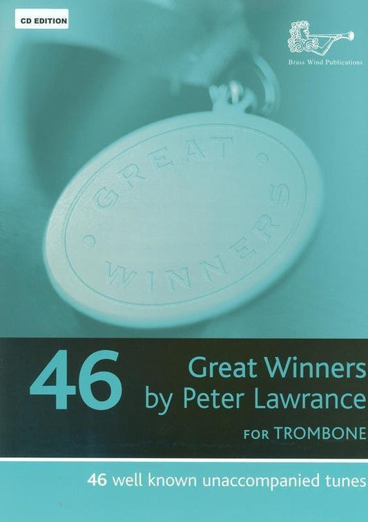 Great Winners for Trombone (Bass Clef) — Book & CD (arr. Lawrance) (Brass Wind Publications)