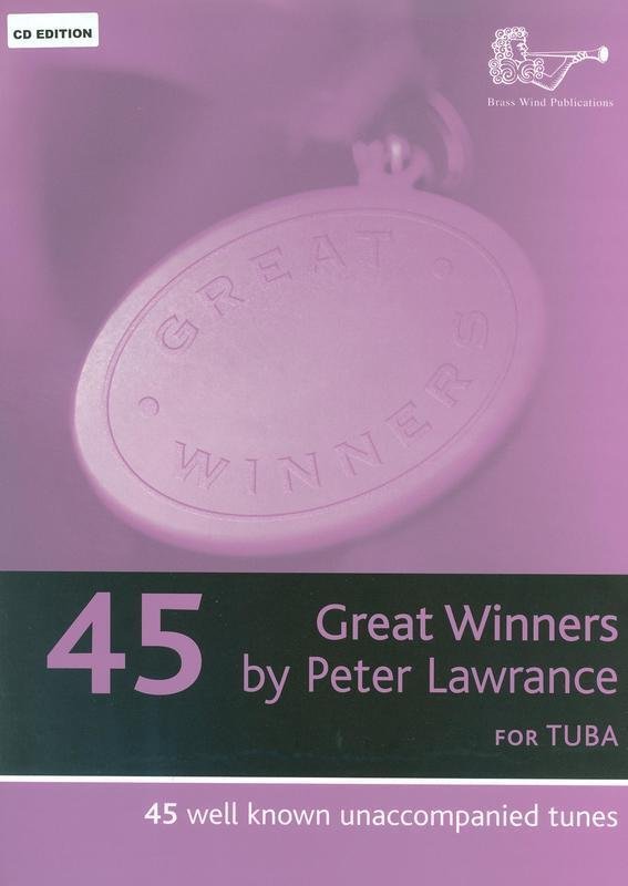 Great Winners for Tuba (Bass Clef), arr. Peter Lawrance — Book/CD (Brass Wind Publications)