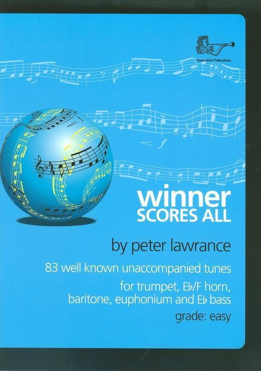 Winner Scores All for E-flat Horn/Tuba — Book/CD, arr. Peter Lawrance (Brass Wind Publications)