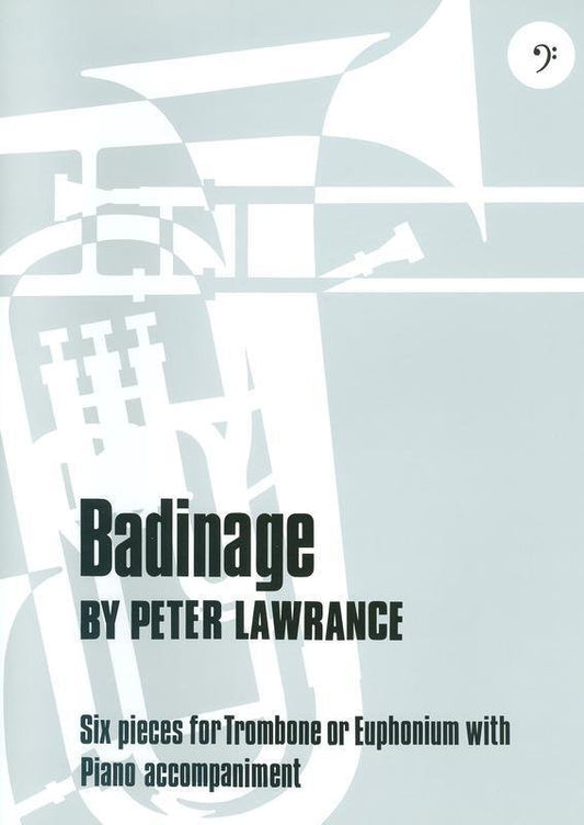 Lawrance: Badinage — Trombone/Euphonium & Piano, Bass Clef (Brass Wind Publications)