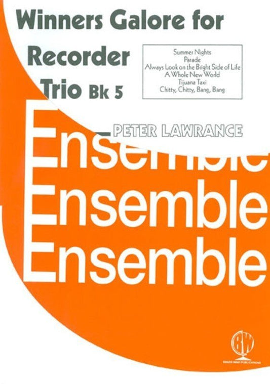 Winners Galore Recorder Trios Vol. 5, arr. Lawrance (Brass Wind Publications)