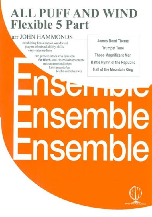 All Puff and Wind — Flexible 5-Part Score & Parts, arr. Hammonds (Brass Wind Publications)
