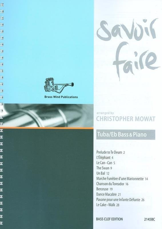Savoir Faire — E Flat Bass/Tuba (Bass Clef) (arr. Mowat) (Brass Wind Publications)