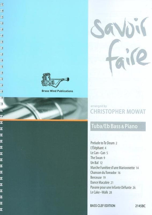 Savoir Faire — E Flat Bass/Tuba (Bass Clef) (arr. Mowat) (Brass Wind Publications)
