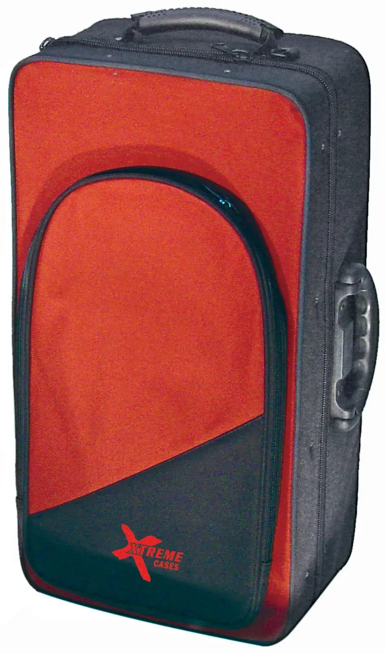 Xtreme Trumpet Case Black/Red with Backpack Straps — view 3