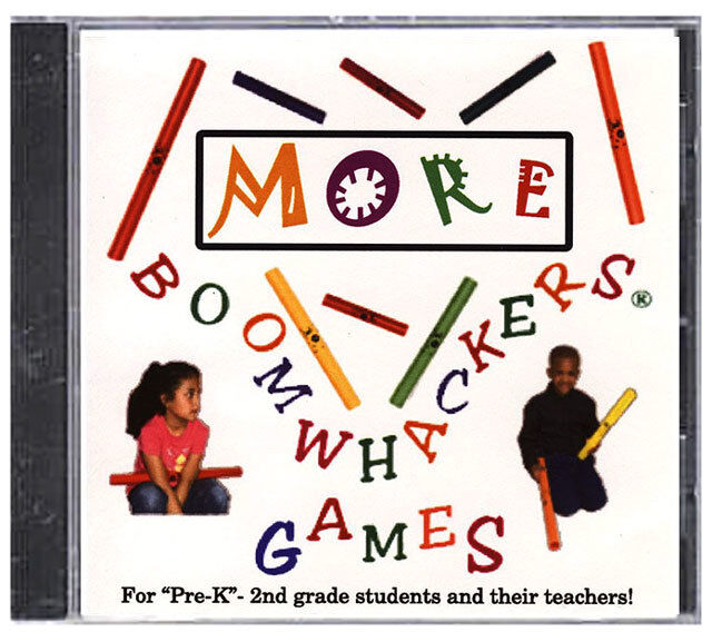Boomwhackers More Boomwhacker Games CD for Pre-K to 2nd Grade