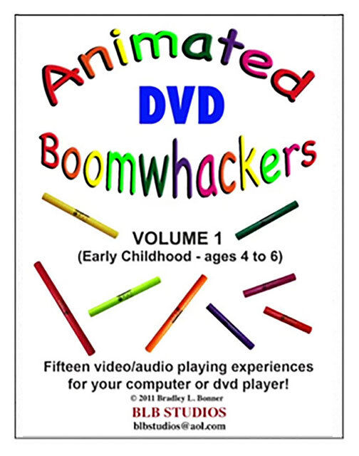 Boomwhackers Animated Boomwhackers Volume 1 DVD for Early Childhood Musical Activities