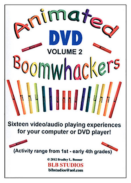 Boomwhackers Animated Boomwhackers Volume 2 DVD for Educational Use
