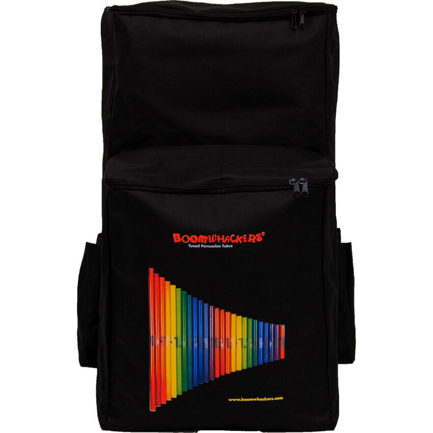 Boomwhackers Backpack for 65+ Boomwhacker Tubes - Heavy Nylon with Zippered Compartments — view 2