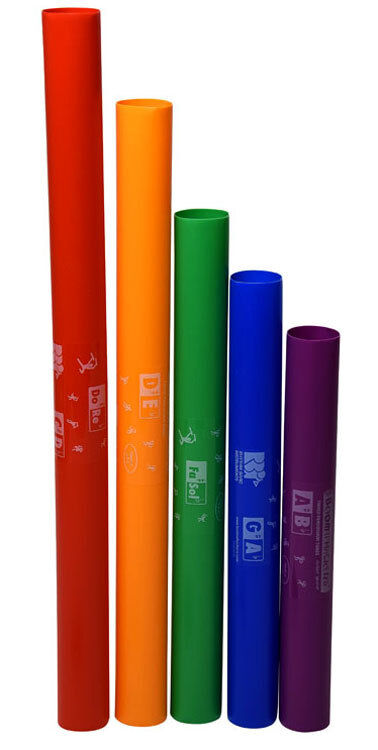 Boomwhackers 5-Note Treble Chromatic Set C#, D#, F#, G#, A# — view 2