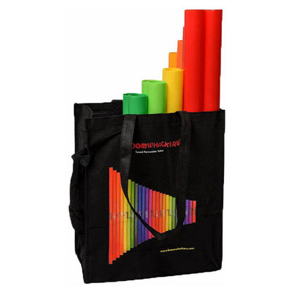 Boomwhackers Move & Play Music Set with 25 Boomwhackers, 4 Octavator Caps, Book & CD, Tote Bag — view 3