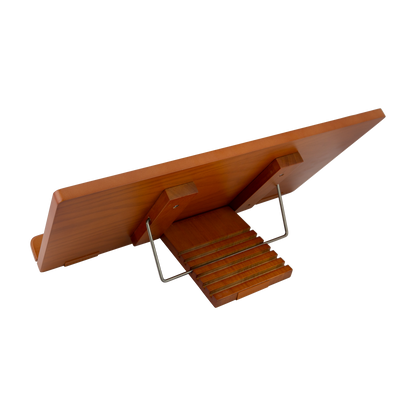 Crown Wooden Music Holder for Digital Pianos - Woodgrain Finish — view 2