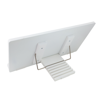 Crown Wooden Music Holder for Digital Pianos - White Finish — view 2