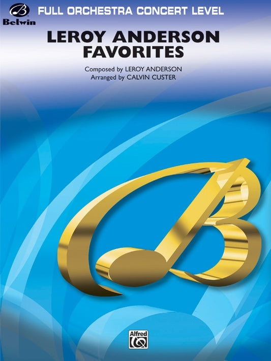Leroy Anderson Favorites Full Orchestra Gr 3.5
