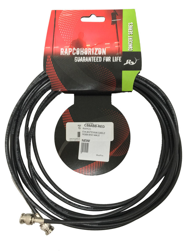 RAPCO 5 M Antenna Cable Rg58 Bnc Male