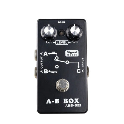 Crossfire AB Box Single Input to Double Output Switcher Pedal