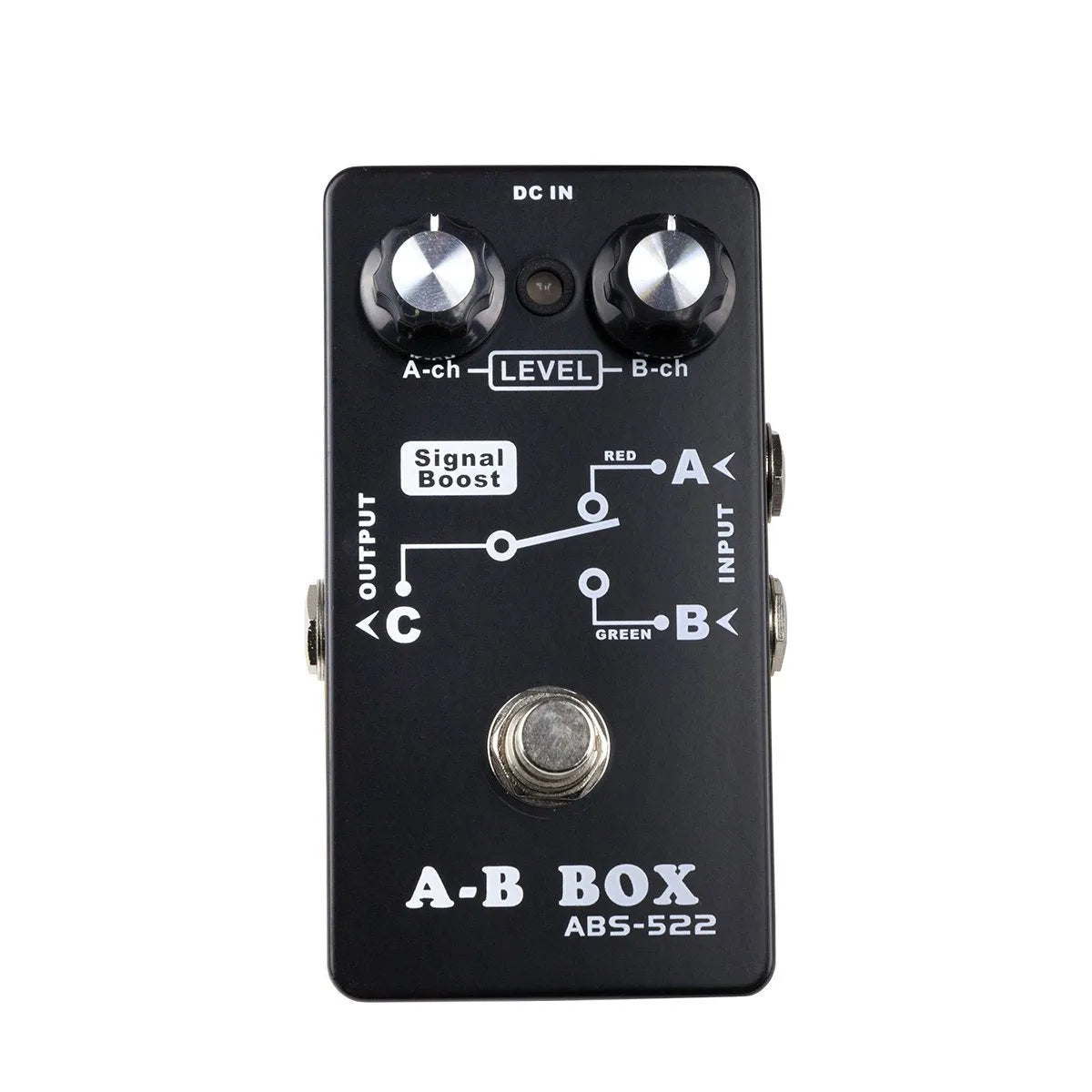 Crossfire AB Box Double Inputs to Single Output Footswitch Pedal