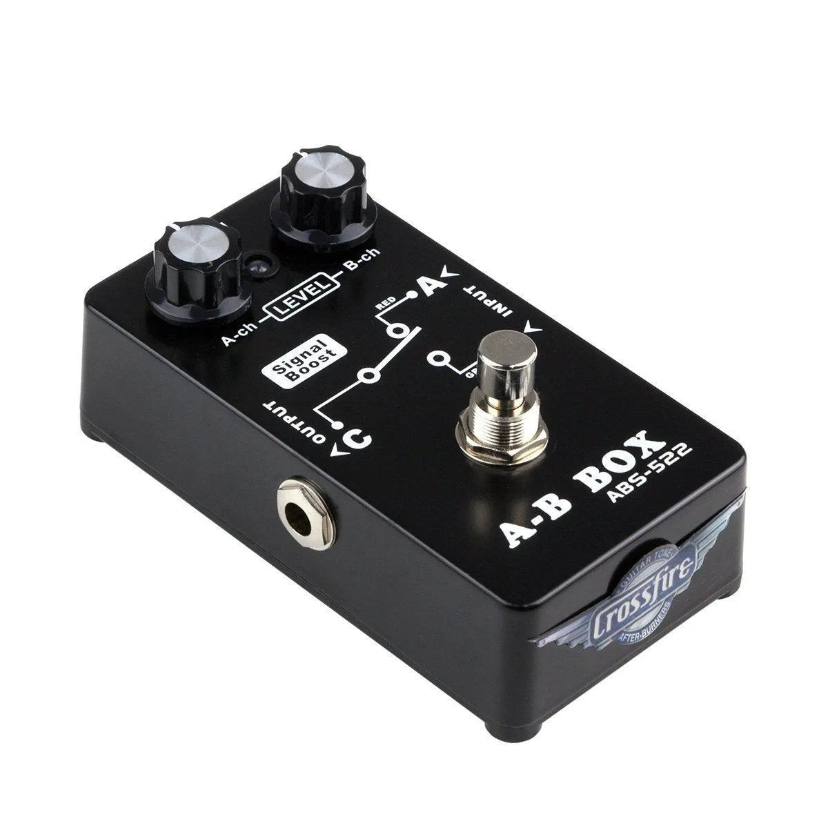 Crossfire AB Box Double Inputs to Single Output Footswitch Pedal — view 2
