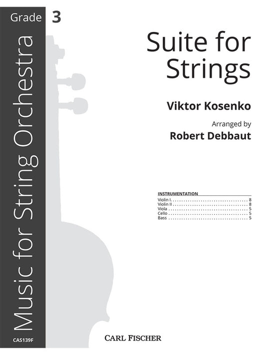 Kosenko - Suite For Strings So3 Full Score Score