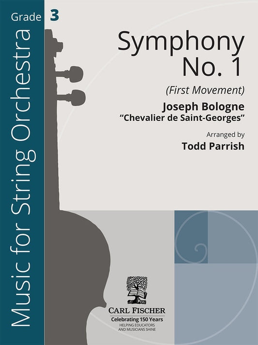 Bologne - Symphony No 1 1St Mvt So3 Sc/Pts Score/Parts