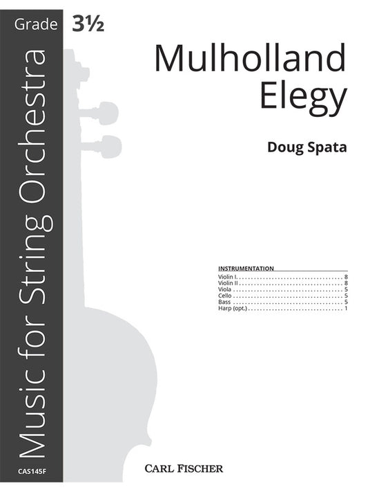 Mulholland Elegy So3.5 Full Score Score