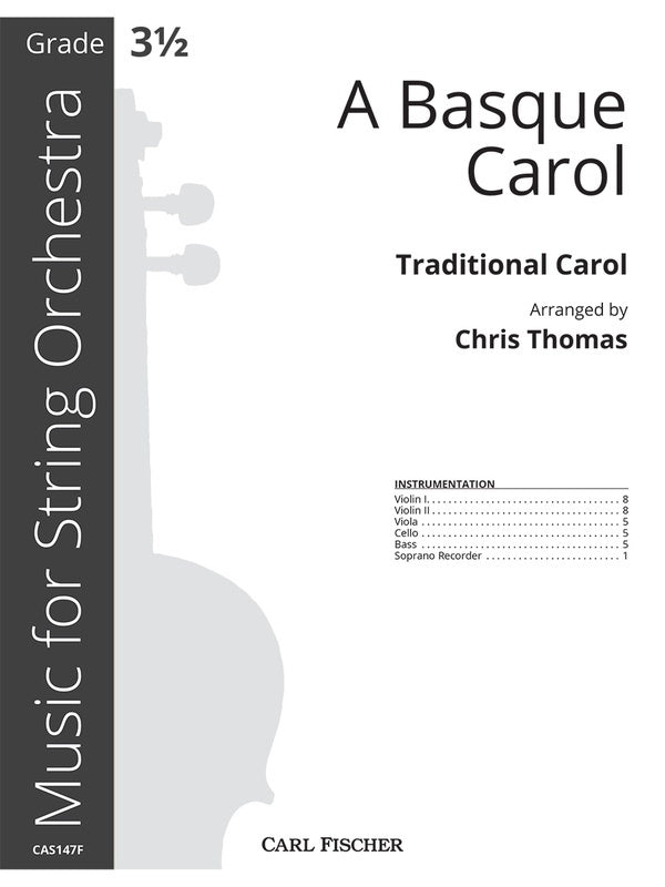A Basque Caroly So3.5 Full Score Score