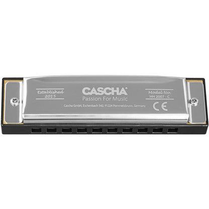 Cascha Blues Harp Harmonica Key of C with Case and Cleaning Cloth — view 5