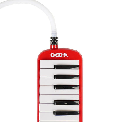 Cascha 32-Key Melodica Red with Carry Bag, Blowing Tube & Mouthpiece Included — view 4