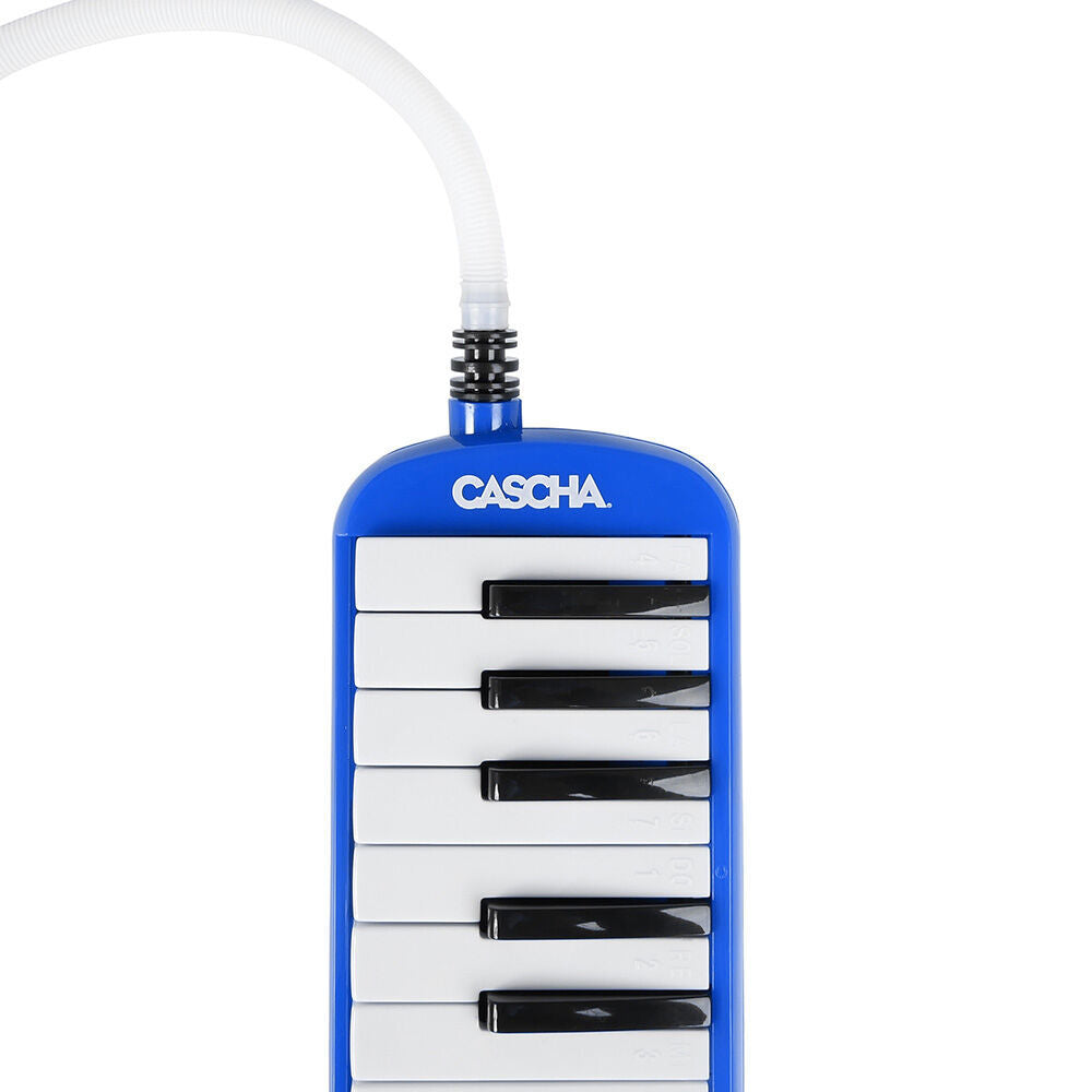 Cascha 32-Key Melodica Blue with Carry Bag, Blowing Tube & Mouthpiece — view 4